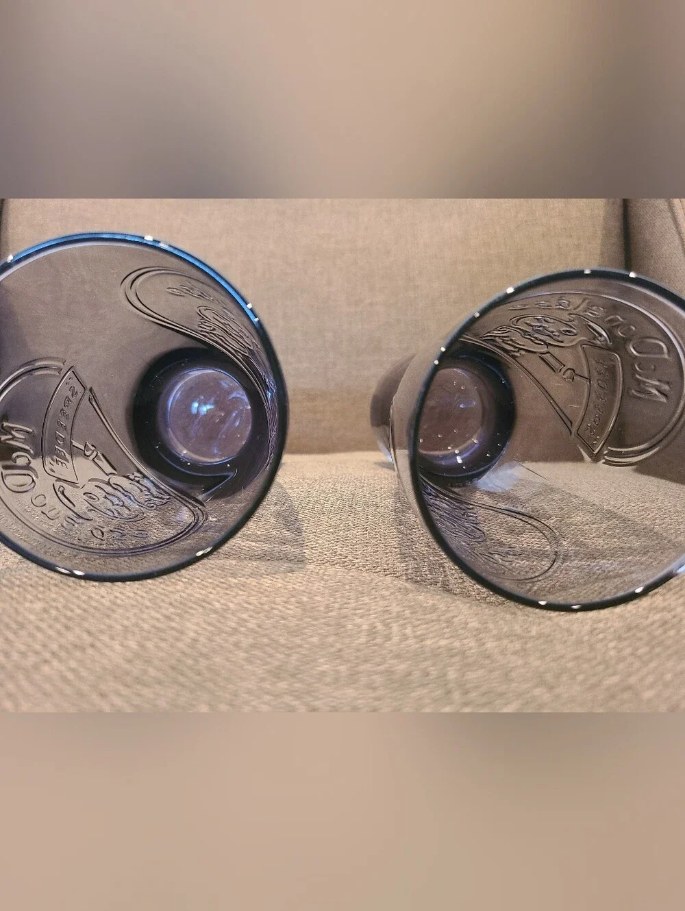 McDonalds Purple 1955 Speedee Collectors Glasses